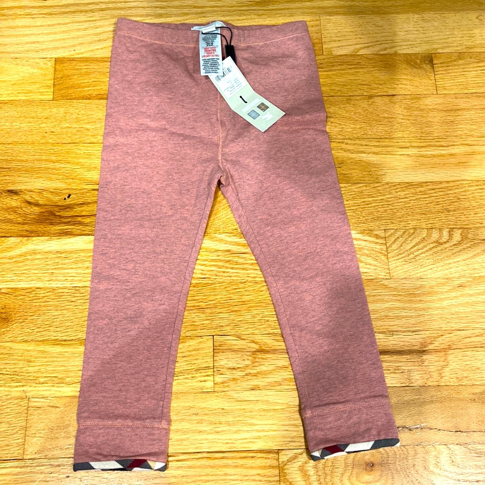 Burberry pale pink leggings.